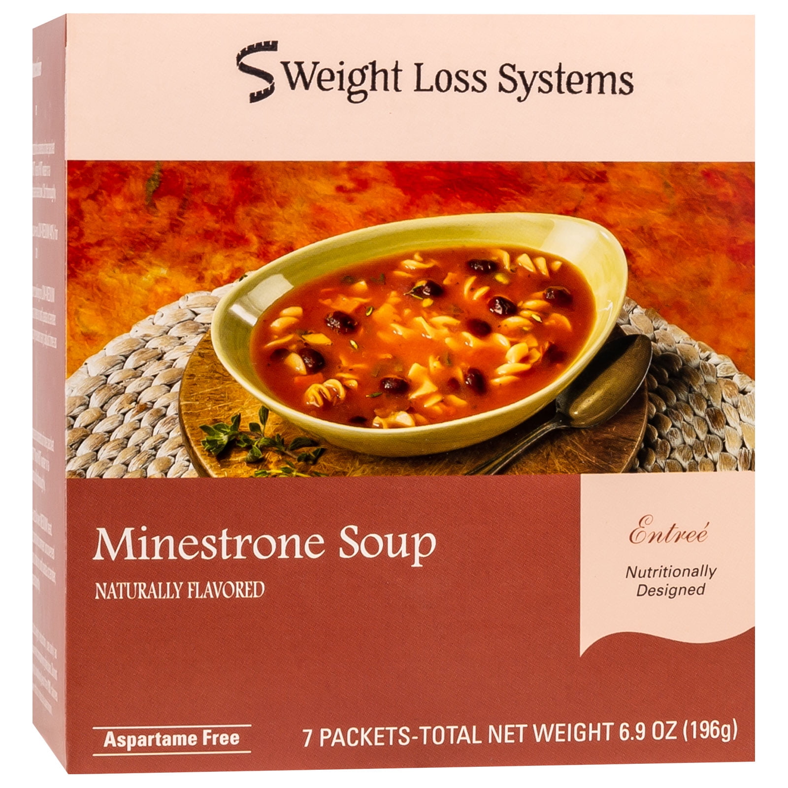 Weight Loss Systems Soup Minestrone High Protein 12g Low Calorie