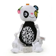 Baby Anti-lost Animal Package Toddler CartoonPlush Panda Backpack Baby Leash shoulder BagWith Safety Rein and Harness for Kids 1-3 years old (White)White