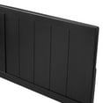 thumbnail image 3 of Headboard, Full Size, Wood, Black, Modern Contemporary Urban Design, Bedroom Master Guest Suite, 3 of 9