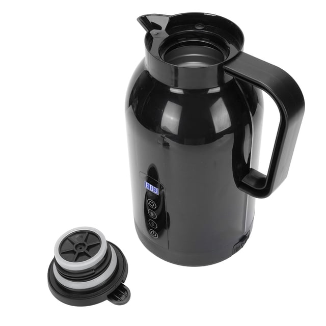 Hervidor de AutomÓVIL, Calentador de Agua del AutomÓVIL Anti -Scald LCD LCD Pantalla 1300 ml para viajar