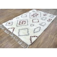 thumbnail image 3 of Moroccan Traditional Handmade New Zealand Wool 4x6 Rug |  TRD172346, 3 of 10