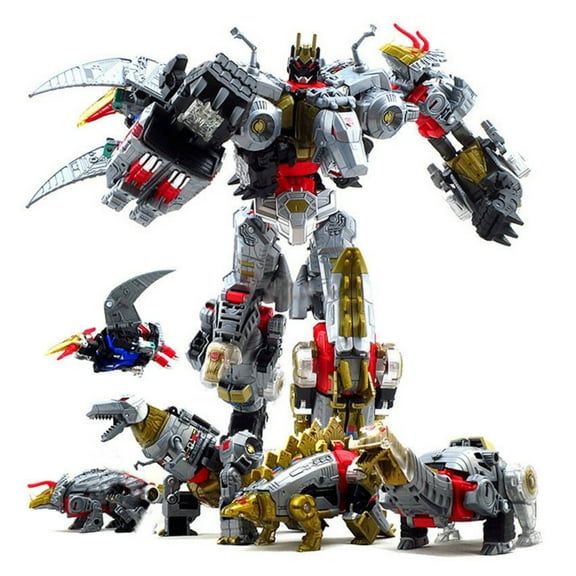 Transformer Toys G1 Animation Edition Beast Dinosaur 6 in 1 converting KO Action Figure, Multicolor