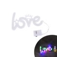 thumbnail image 1 of LED luces de neón forma de amor ramo de luz de noche pequeña linterna decoración, 1 of 4