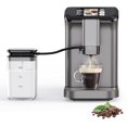 thumbnail image 1 of 20 Bar Espresso Machine With Built-In Grinder, Double Boiler System & LCD Touch Panel, Auto-Cleaning Quiet Coffee Maker for Office/Home Use, Beginner-Friendly Design, 1 of 7