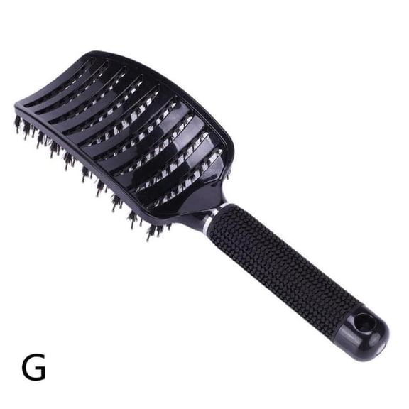 COCEQUC Women Detangling Nylon Bristle Brush Detangle Hairbrush Hair Scalp Comb # FAS οщ L4E5