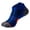 Blue, variant on Men's Low Cut Athletic Ankle Socks – Breathable Mesh Basketball Socks with Moisture Wicking, Reinforced Heel Toe & Arch Support Sports Training Socks Blue,One Size