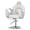 Grey/Silver, variant on Tzou Hydraulic Barber Chair w/Recline & 360° Rotation – 109°-136° Salon Chair, Height Adjustable (20.5"-26.4") for Haircuts, Shaves, Spa | Memory Foam PU Leather