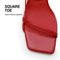 thumbnail image 5 of DREAM PAIRS Women's Low Kitten Heels Square Open Toe Ankle Strap Party Wedding Dressy Sandals Shoes, 5 of 7