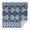 Blue Geometric Pattern, variant on Blue Geometric Pattern Square Tablecloth,Waterproof Square Table Cover,Wipeable Spillproof Washable Table Cover for Home Kitchen Party Decor 42"X42"(107x107cm)