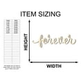 thumbnail image 2 of Unfinished Wood Forever Shape - Word Craft - up to 46" 46" / 3/4", 2 of 5