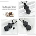 thumbnail image 4 of Pet Cremation Jewelry for Ashes Urn Necklace with Paw Print Heart, Pet Dog Ashes Necklace Stainless Steel Pendant with Funnel Kit for Pet Dog Cat Ashes, 4 of 9