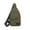 ?? Army Green_New#11047, variant on Canvas Sling Bag Crossbody Backpack for Men Women | Army Green Coffee Polyester | Adjustable Strap, Lightweight 11.8x6.7in | Travel Hiking Chest Shoulder Rucksack