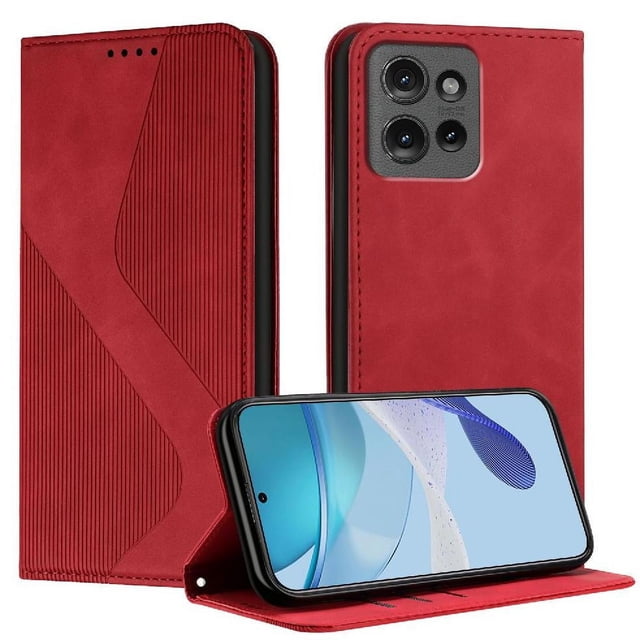 Funda Cartera GANGXUN para Motorola MOTO Edge 50 , Soporte, Ranuras para Tarjetas y Cierre Magnético