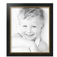 thumbnail image 2 of ArtToFrames 12" x 14" Black Velvet with Gold - 1.25 Picture Frame, 12x14 inch Black MDF Poster Frame (WOM-4690), 3 Pack, 2 of 6