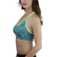 thumbnail image 2 of ToBeInStyle Womens Pack of 6 Wire Free Padded Sports Bralettes, 2 of 7