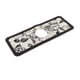 thumbnail image 3 of Alfombrilla para fregadero de cocina, escurridor de fregadero, 38 x 13,8 cm, lavable Estilo E, 3 of 9
