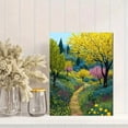 thumbnail image 2 of Vibrant Floral Landscape Path Canvas Print, Wall Decor for Living Room Bedroom Office Hallway Dining Room Home, 2 of 8