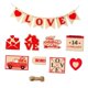 thumbnail image 2 of Decoración de bandeja escalonada para el Día de San Valentín, accesorios para fotos en forma de corazón de amor, bandeja en capas con cartas de propue, 2 of 9