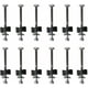 thumbnail image 1 of Paquete de 12 espaciadores de trampolín con tornillos para fijar trampolín, accesorios de repuesto para trampolín, 1 of 5