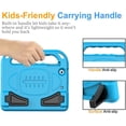 thumbnail image 4 of BMOUO Kids Case for iPad Mini 1 2 3 - Built-in Screen Protector, Shockproof Lightweight Hard Cover Handle Stand Kids Case for iPad Mini 1st 2nd 3rd Generation, Blue, 4 of 9