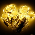 thumbnail image 6 of HESHENG Bedroom Curtain Light,3X3m 300LED Fairy Copper Wire Lights 8 Lighting Modes USB Powered Christmas Wall Decorations,Warm White, 6 of 11