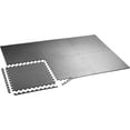 thumbnail image 6 of Yes4All 6 pcs Interlocking Exercise Foam Mats, Cover 24 SQFT, 7/16 inch, Gray Color, 6 of 8