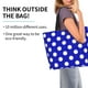 thumbnail image 2 of Easygdp Blue And White Polka Dot Bolsas Tote para Mujer, Bolsos de Hombro para Viaje, Bolsos de Mano de Gran Capacidad para Compras y Trabajo, 2 of 8
