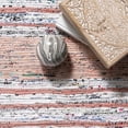 thumbnail image 6 of nuLOOM Seraphina Mottled Stipe Cotton Tassel Area Rug, 5' x 8', Pink, 6 of 9