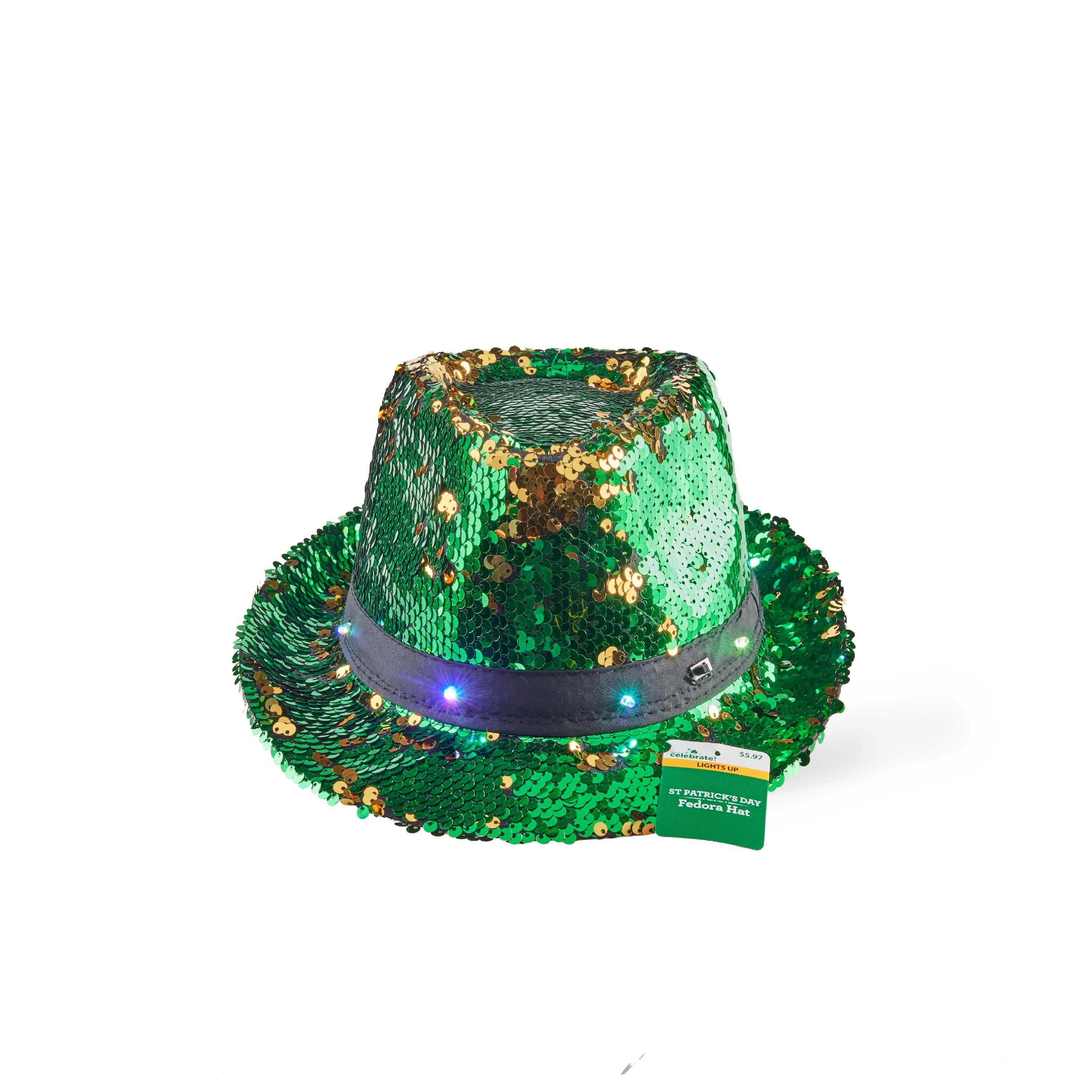 st patrick's day light up hats