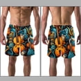thumbnail image 3 of luoweisi Men's Beach Shorts Quick Dry Swim Trunks with Mesh Lining Musical Instrument XL, 3 of 5