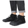 thumbnail image 5 of KELINFONG Mens Womens Winter Snow Boots Warm Furry Lined Hiking Barefoot Boots Waterproof Wide Toe Box Ankle Boots, 5 of 7