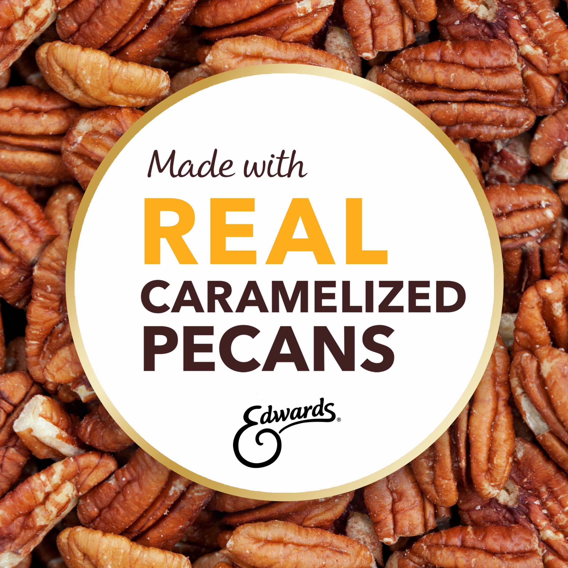 Edwards Frozen Georgia Style Pecan Dessert Pie, 32.0 oz