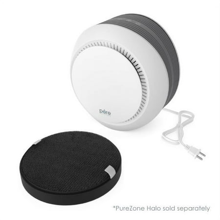 Pure Enrichment - 2-in-1 True HEPA Replacement Filter for the PureZone Halo Air Purifier (PEAIRDSK) - Grey