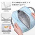 thumbnail image 3 of Disketp Blue Marble Bolsa Térmica para Almuerzo, Lonchera con Abertura Amplia y Gran Capacidad, Organizador Reutilizable para Mujeres, Hombres y Adultos, 3 of 6