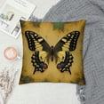 thumbnail image 2 of GOSMITH  Vintage Butterfly Throw Pillow Covers Modern Butterflies Pattern Decorative Square Flower Print Cushion Pillowcases for Couch Sofa Home Living Room Car Decor, 2 of 5