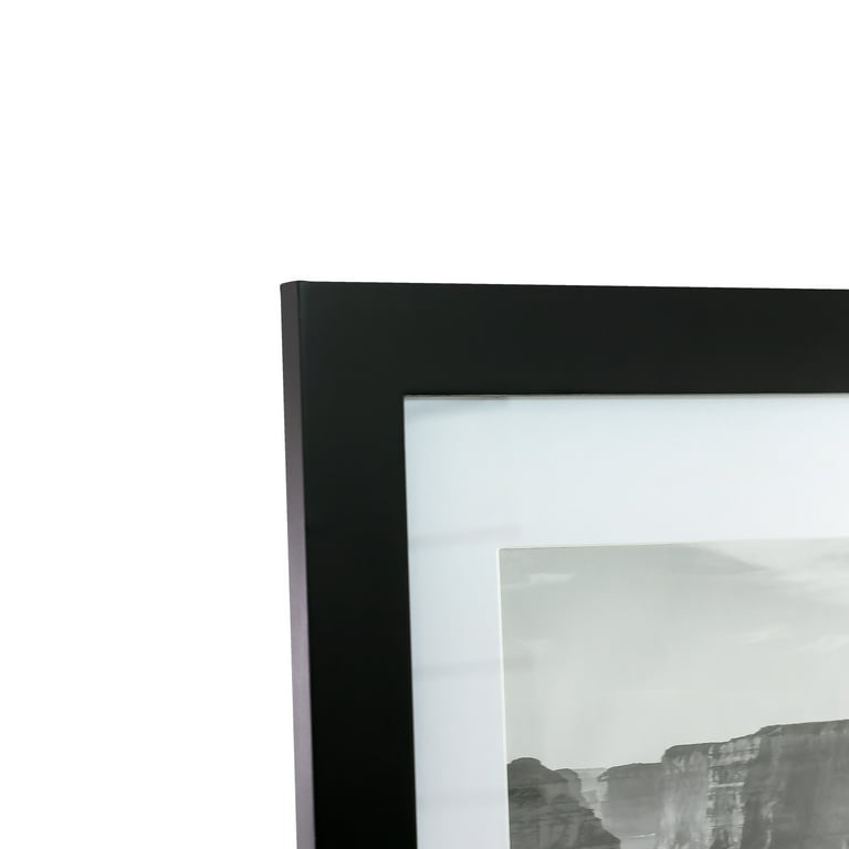 Mainstays 8x10 Matted to 5x7 inch Gray 1.5 Gallery Photo Frames - 2 PC Set