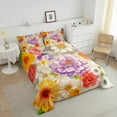 thumbnail image 4 of Erosebridal Colorful Flower Bedding Twin Comforter Set,Spring Garden Down Comforter,Botanical Room Decorative,2-Piece, 4 of 8