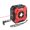Black & Red, variant on Riwcyla in 1 Tape Measure Digital Ranger Finder 16Ft Measuring Tape 131Ft Rechargeable Multi Function Measure Distance/ Area/ / Pythagorean, Unit Switching, Data Storage