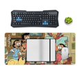 thumbnail image 4 of The Casagrandes Extended Gaming Mouse Pad No-sliped Large Desk Mat Stitched Edge Keyboard Mat Mousepad, 4 of 8