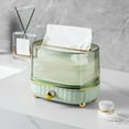 thumbnail image 4 of green Tissue Holder Luxury Paper Napkin Box, Living Room, High-end Creative Multifunctional Remote Control, Restaurant Napkin Paper Tissue Holder, 4 of 5