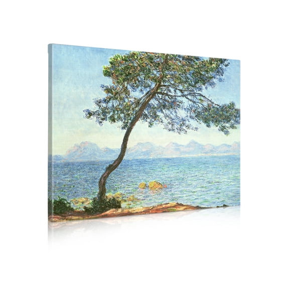 DECORARTS - The Esterel Mountains 1888, Claude Monet Art Reproduction. Giclee Canvas Prints Wall Art for Home Decor 20x16"