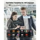 thumbnail image 3 of Auriculares con traducción en tiempo real mediante IA. Traductor Bluetooth TWS compatible con 144 idiomas. Compatible con iOS y Android. Ideal para viajes y negocios, 3 of 8
