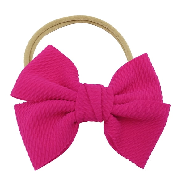 Soft Elastic Headband with Delicate Bowknot Design for Toddler and Baby Girls Hair Accessory