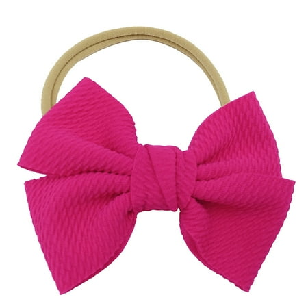 

Toddler Baby Girls Headband Bowknot Elastic Hair Band For Infant One Size