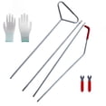 thumbnail image 1 of Kit de herramientas para coche de 4 piezas, cerradura de agarre abierta para puerta, largo alcance, acero inoxidable, herramientas de acceso para Herramientas de reparación de automóviles Tipo 1 Riwesomey VI022236-01, 1 of 6
