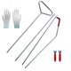 thumbnail image 2 of Riwesomey Kit de herramientas para coche de 4 piezas, puerta abierta de largo alcance, llave de poste perdida en camión, herramientas de acceso de Herramientas de reparación de automóviles Tipo 1 Riwesomey VI022236-01, 2 of 6