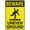 Warning Sign 4, variant on Beware Underwater Obstructions 8"x12" Tin Warning Metal Sign, Vintage Wall Decor, Home Farm Bar Coffee Shop Club Decoration, Water Safety Sign