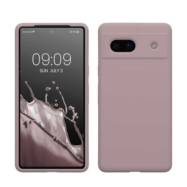 kwmobile Carcasa Compatible con Google Pixel 7a Funda - Case TPU y Silicona antigolpes - Apto Carga