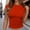 Red, variant on Women's Open Back Short Sleeve Crop Top, Slim Fit Cowl Back T-Shirt with Strap Detail, Form Fitting Casual Summer Tee Purple XL