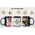thumbnail image 3 of Printtoo PersonalizedPhotoCollage CoffeeMugBest Grandpa Ever Custom Picture Ceramic CupDishwasher & Microwave Safe- 11 Oz -Blue, 3 of 6